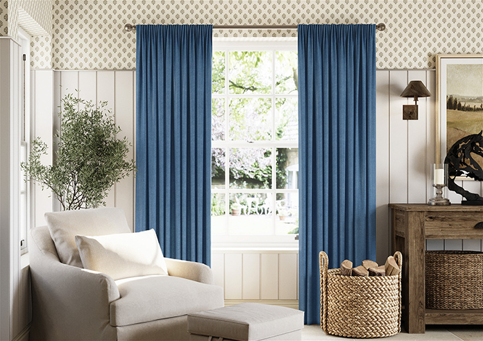 Ashbourne (Blackout), Caspian Blue - Made to Measure Curtains - Image 3